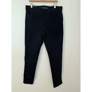 Gloria Vanderbilt Amanda Pull On Comfort Jeans Size 8 Dark Blue New Stretch